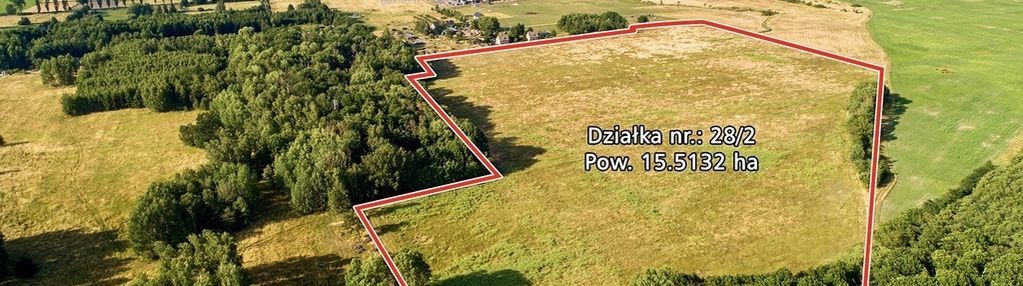 Duża działka rolna - 15.5132 ha, dopłaty!
