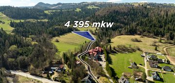 Działka widokowa | szlachtowa | ok. 4395 m²