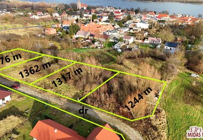 Działka budowlana z widokiem na wisłę