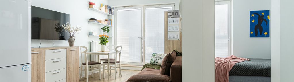 Wyjątkowe dwa pokoje z widokiem/garaż/komórka