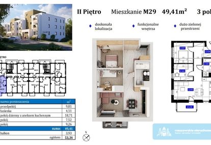 3 pokoje ! 50 m2 ul. zelwerowicza!