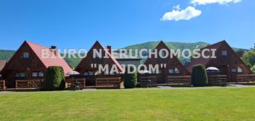 Kilkadziesiąt domków i budynek