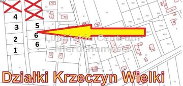 Działka w krzeczynie wielkim