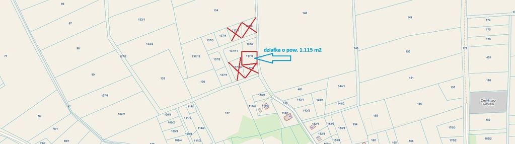 Działka budowlana gosław gmina trzebiatów