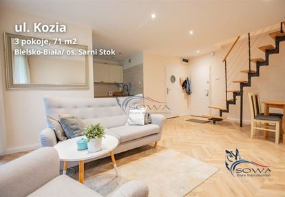 Dwupoziomowe mieszkanie 4 pokojowe, sarni stok