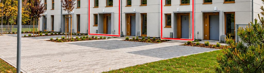 Ziołowa przystań – nowoczesny segment z ogródkiem