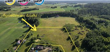Działka 1005 m2 z warunkami zabudowy pod lasem!