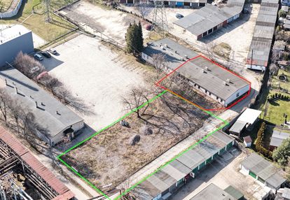 Działka inwestycyjna z budynkiem 1742 m²
