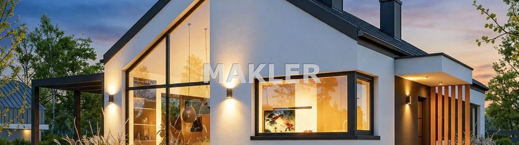 Nowy dom 92 m² | ciele | działka 550 m²