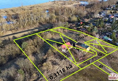 Duża działka przy toruńskiej z widokiem na wisłę