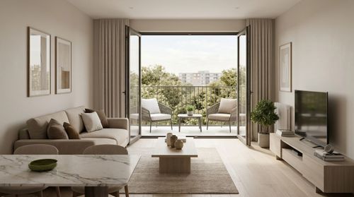 Duży salon 21 m2 | 2 pokoje | balkon | czyżyny
