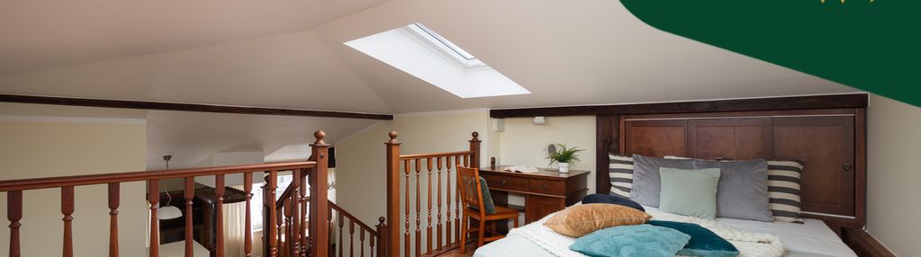 Piekny widok na centrum, duża antresola