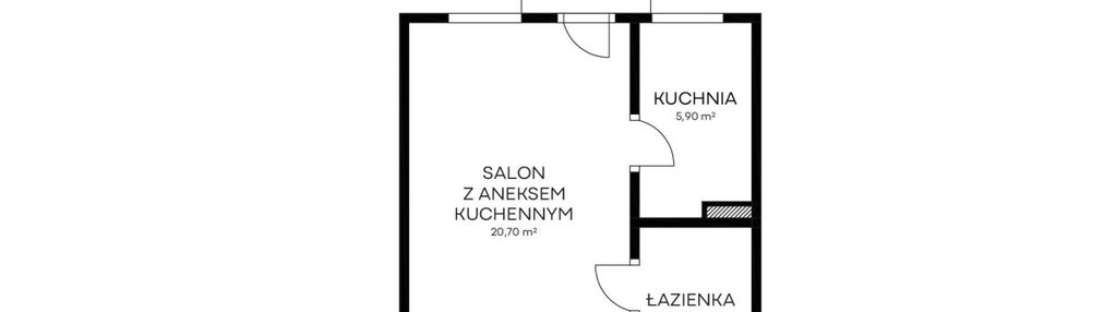 Kawalerka w redzie 5 minut od skm!