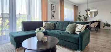 Apartament  dwupoziomowy 109m2 z ogródkiem łoziska