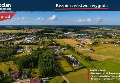 W pełni uzbrojona, ogrodzona działka pod lasem!