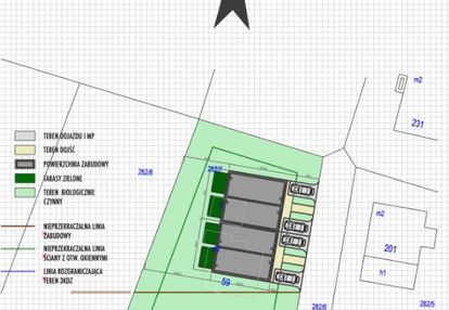 Działka  480 pum przy granicy krakowa