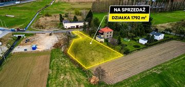 Działka pod dom i usługi, prąd, gaz, ogrodzenie