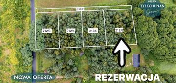 Działki budowlane  z własnym lasem