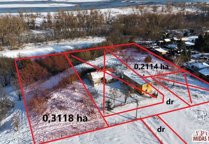 Duża działka przy toruńskiej z widokiem na wisłę