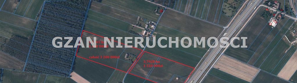 Tereny inwestycyjne na sprzedaż przy s8