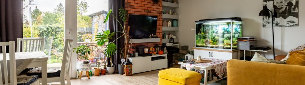 Mieszkanie dwupoziomowe z ogródkiem  w bolszewie