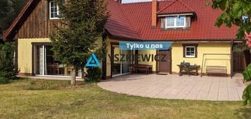 Dom z linią brzegową jeziora - wycinki, gm.osiek