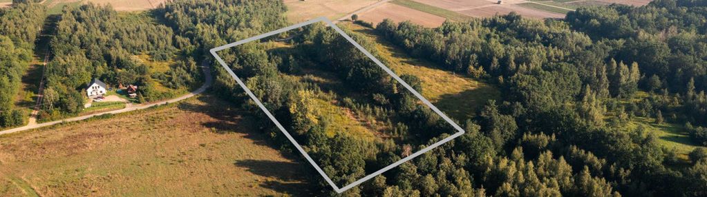 Piękna działka z zalesieniem z widokiem na wisłę