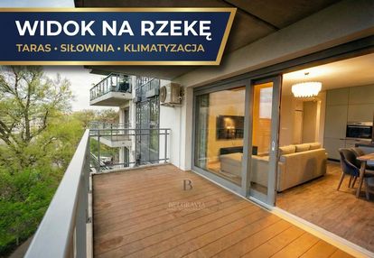 Taras✅widok na rzekę✅klimatyzacja ✅siłownia✅
