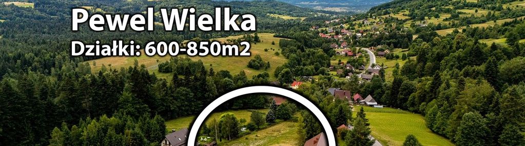 Działka budowlana 600 m2 z panoramą gór |