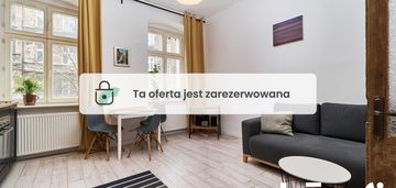 Stylowe dwupokojowe mieszkanie w centrum miasta