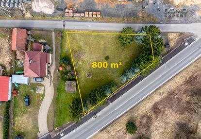 Działka budowlana  800 m2 w zebrzydowej