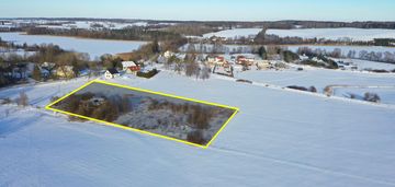 Działki obok mrągowa przy jeziorze