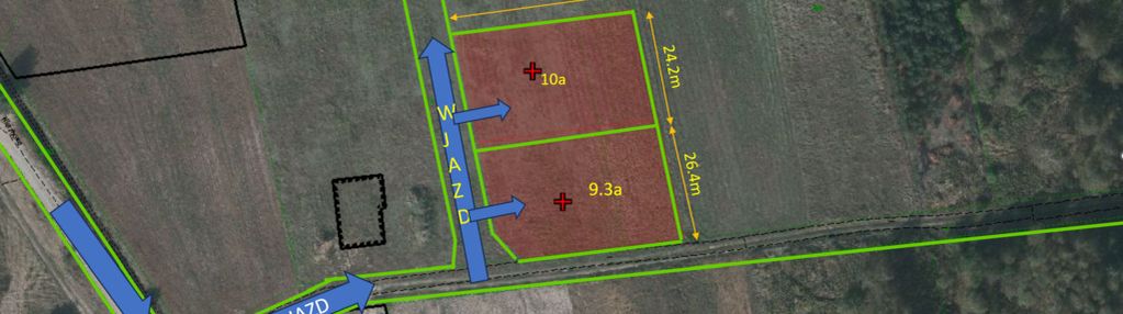 Działki do sprzedania 9.28a  - wysoka głogowska
