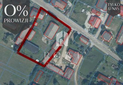 Nieruchomość z zabudowaniami.