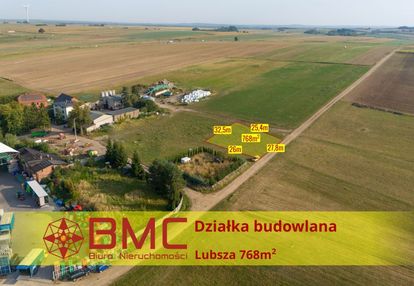 Działka budowlana lubsza 768m2