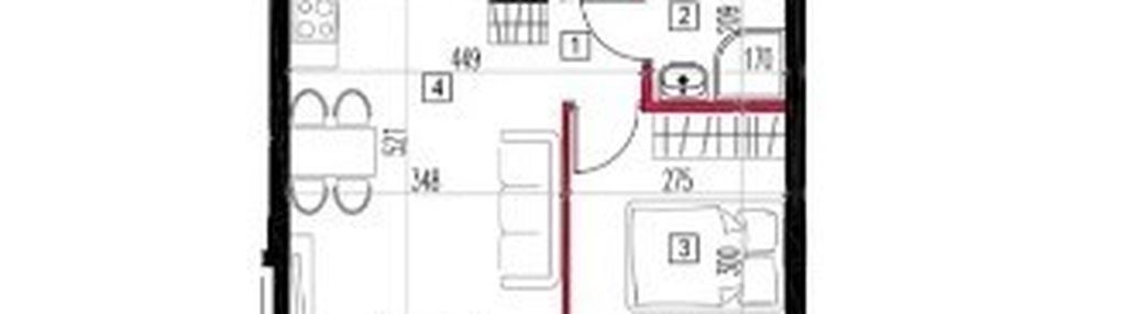 2-pokojowe mieszkanie na mokotowie