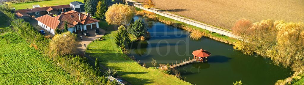 Parterowy dom na kociewskiej wsi, duża działka