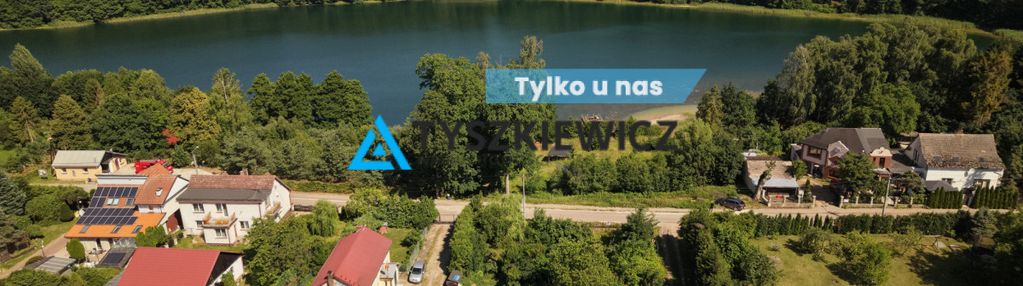 Działka nad jeziorem w starznie.