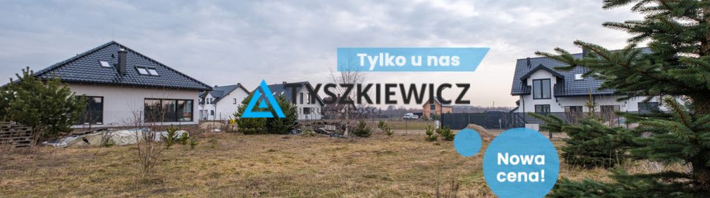 Duża działka z prądem obok banina piękne zachody