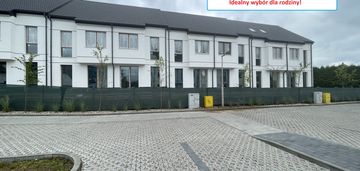 Nowoczesny segment z ogrodem i poddaszem