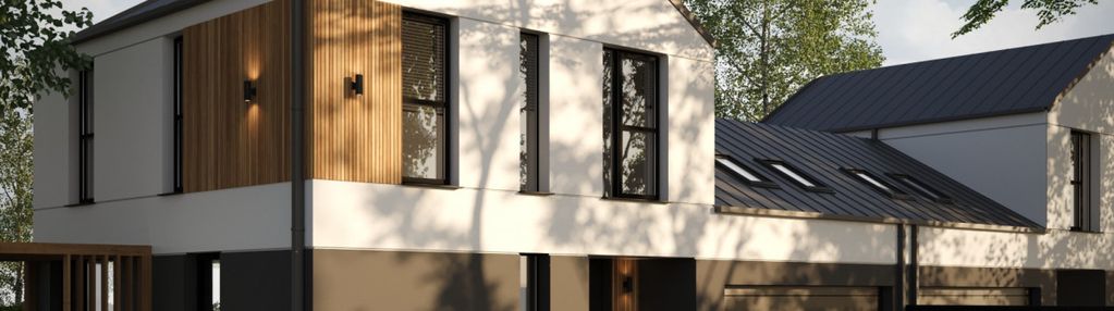 Dom w borowinie 4 pokoje podwójny garaż