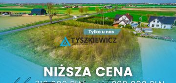 Duża działka budowlana brusy , przy drodze woj.235