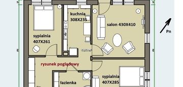 Ciche 3 pokoje, balkon, garaż; 2000 r