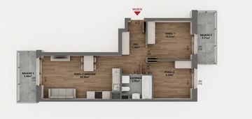 ⭐balkony 11m | promo-garaż 15tys | metro ⭐0%