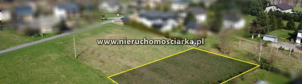 Działka budowlana w trzeciej linii zabudowy 10 ar