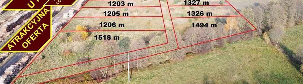Działka 1326m2 okolice włocławka-tylko ta 52000!