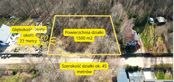 Działka budowlana 1500 m² – adamowizna