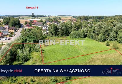 Działka usługowa w rej. drogi s-1