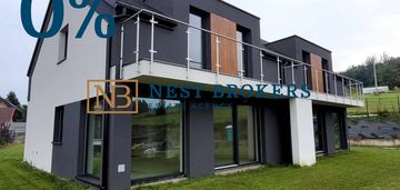 Dom w zabudowie bliźniczej dla rodziny