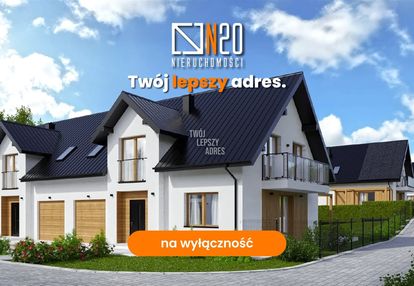 Nowe domy w zabudowie bliźniaczej z garażami